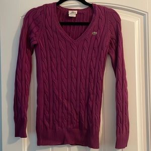 Lacoste Cable knit Sweater for Women